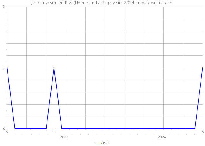 J.L.R. Investment B.V. (Netherlands) Page visits 2024 