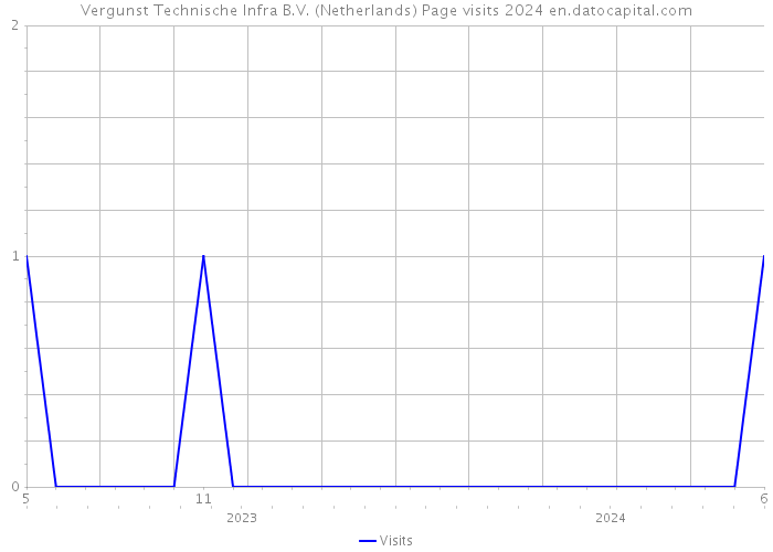 Vergunst Technische Infra B.V. (Netherlands) Page visits 2024 