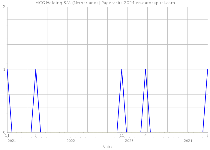 MCG Holding B.V. (Netherlands) Page visits 2024 
