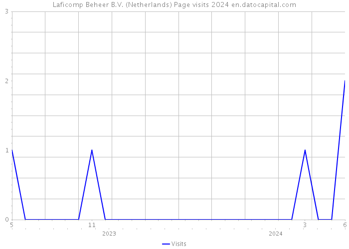 Laficomp Beheer B.V. (Netherlands) Page visits 2024 