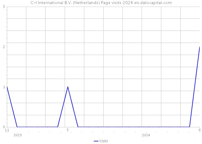 C-I International B.V. (Netherlands) Page visits 2024 