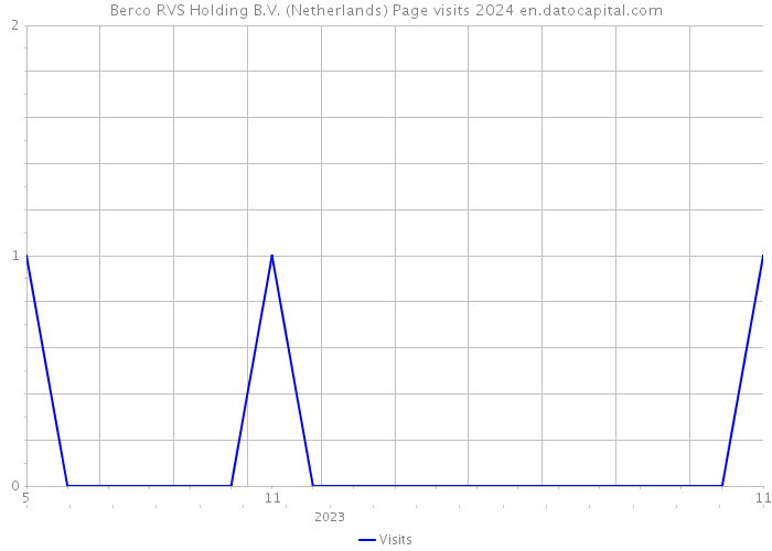Berco RVS Holding B.V. (Netherlands) Page visits 2024 