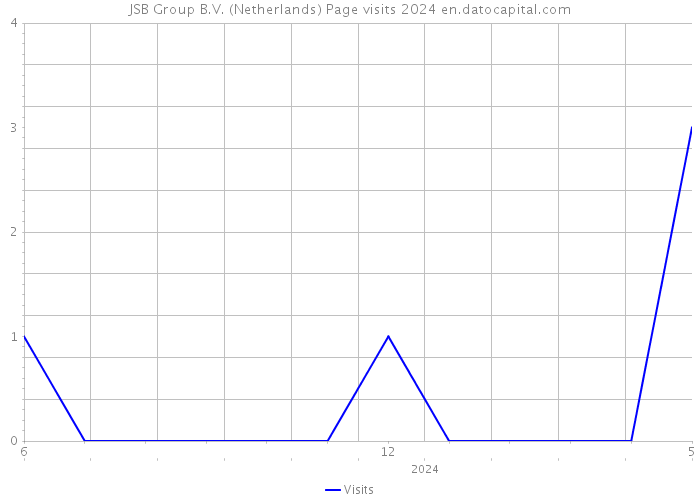 JSB Group B.V. (Netherlands) Page visits 2024 