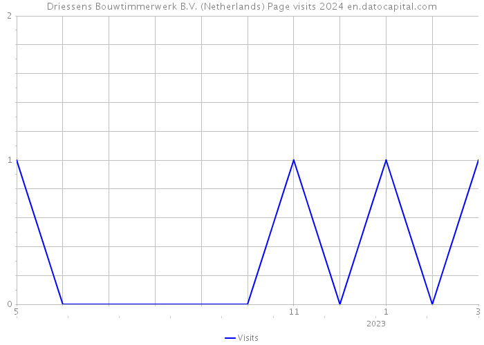Driessens Bouwtimmerwerk B.V. (Netherlands) Page visits 2024 