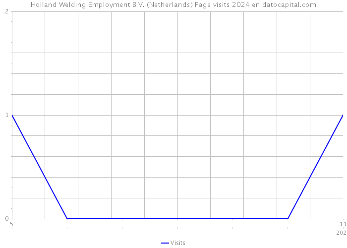 Holland Welding Employment B.V. (Netherlands) Page visits 2024 
