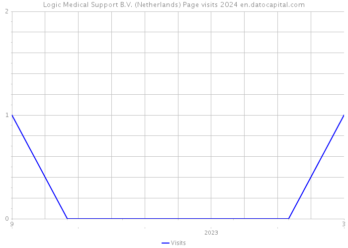 Logic Medical Support B.V. (Netherlands) Page visits 2024 