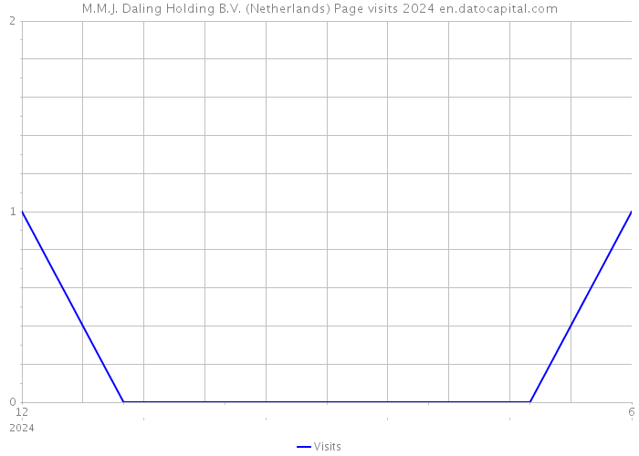 M.M.J. Daling Holding B.V. (Netherlands) Page visits 2024 