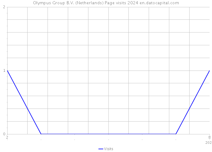 Olympus Group B.V. (Netherlands) Page visits 2024 