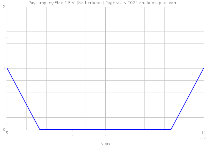 Paycompany Flex 1 B.V. (Netherlands) Page visits 2024 