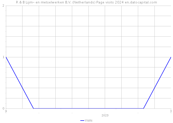 R & B Lijm- en metselwerken B.V. (Netherlands) Page visits 2024 
