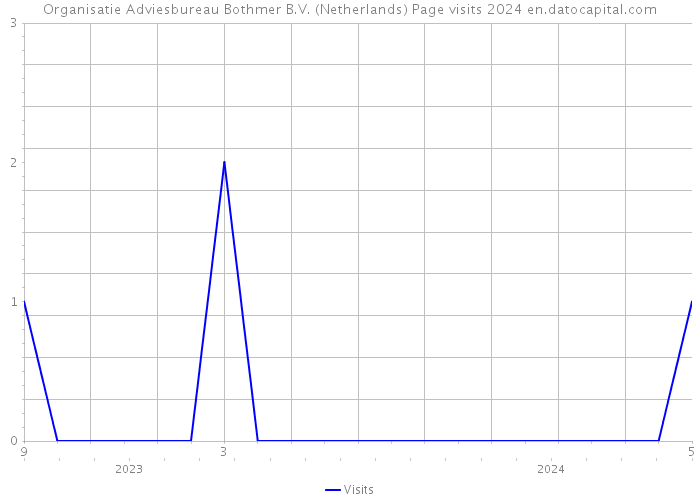 Organisatie Adviesbureau Bothmer B.V. (Netherlands) Page visits 2024 