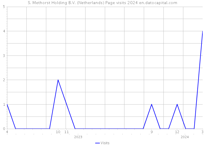 S. Methorst Holding B.V. (Netherlands) Page visits 2024 