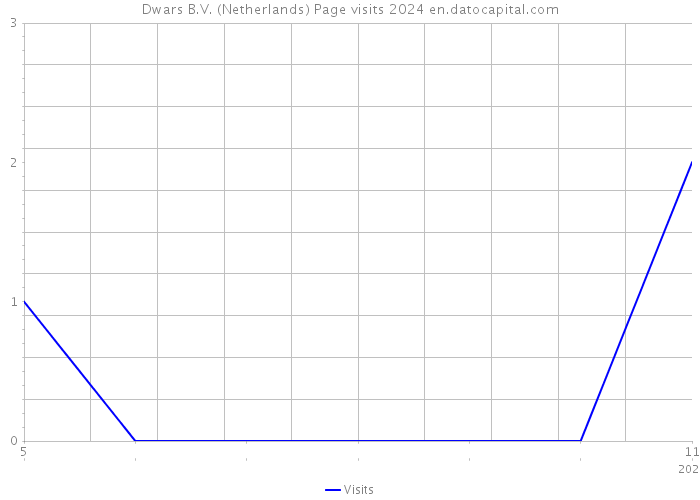 Dwars B.V. (Netherlands) Page visits 2024 