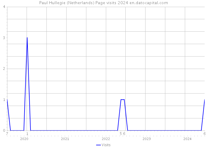 Paul Hullegie (Netherlands) Page visits 2024 