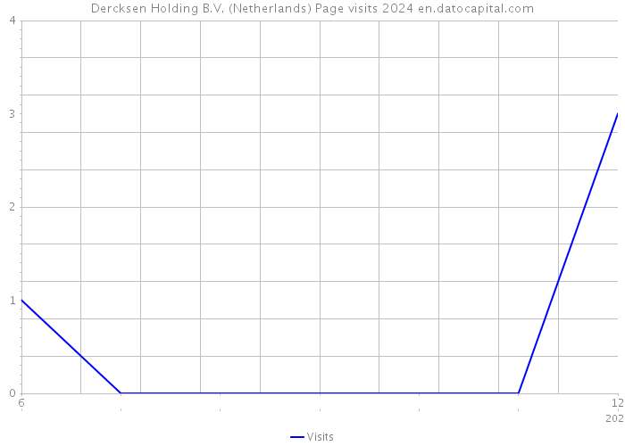 Dercksen Holding B.V. (Netherlands) Page visits 2024 