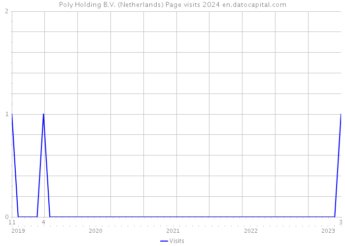 Poly Holding B.V. (Netherlands) Page visits 2024 