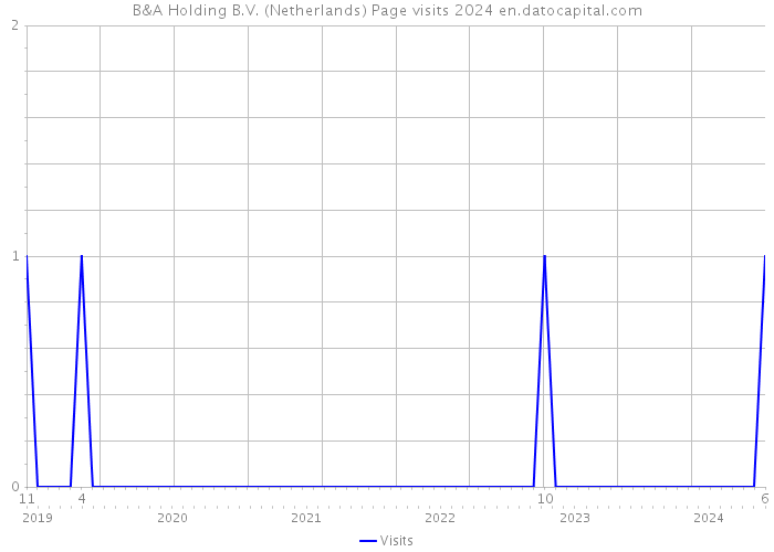 B&A Holding B.V. (Netherlands) Page visits 2024 