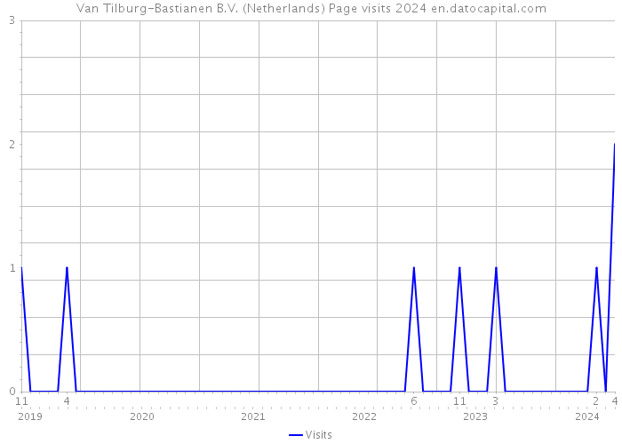Van Tilburg-Bastianen B.V. (Netherlands) Page visits 2024 