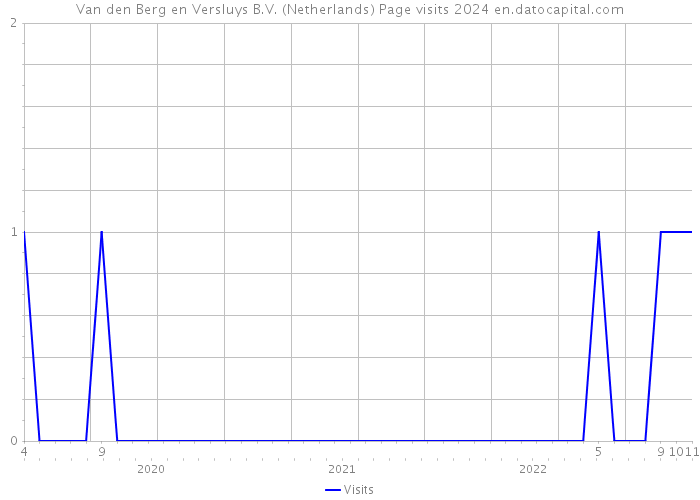 Van den Berg en Versluys B.V. (Netherlands) Page visits 2024 