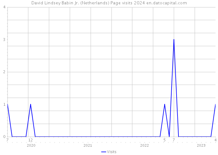 David Lindsey Babin Jr. (Netherlands) Page visits 2024 
