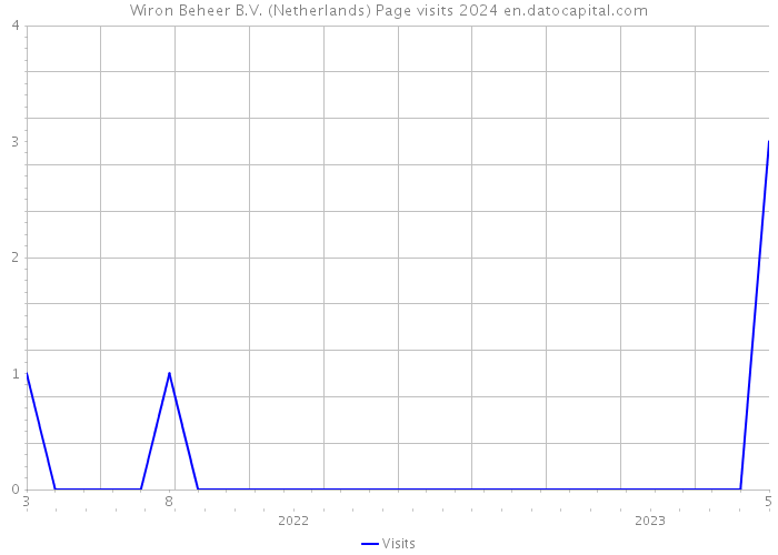 Wiron Beheer B.V. (Netherlands) Page visits 2024 