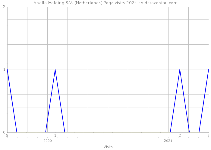Apollo Holding B.V. (Netherlands) Page visits 2024 