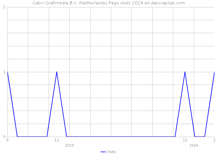 Cabri Grafimedia B.V. (Netherlands) Page visits 2024 