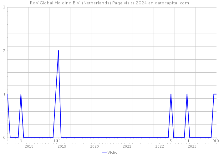 RdV Global Holding B.V. (Netherlands) Page visits 2024 