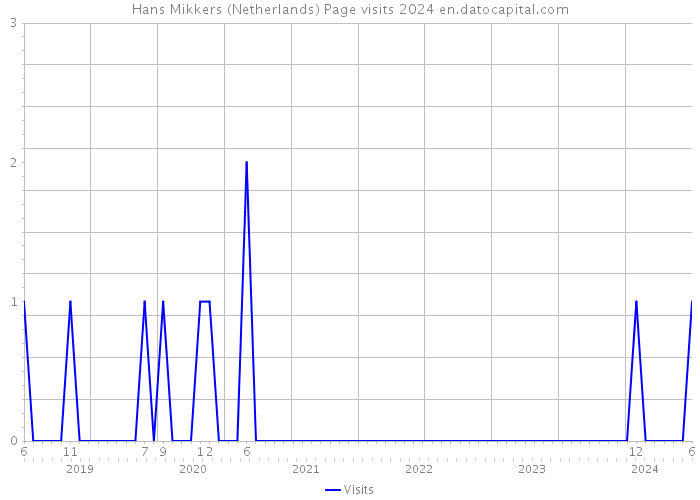 Hans Mikkers (Netherlands) Page visits 2024 