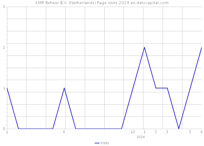 KMR Beheer B.V. (Netherlands) Page visits 2024 