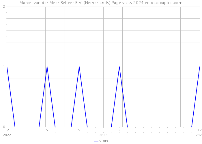 Marcel van der Meer Beheer B.V. (Netherlands) Page visits 2024 