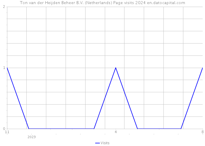 Ton van der Heijden Beheer B.V. (Netherlands) Page visits 2024 