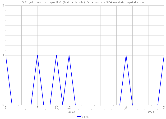 S.C. Johnson Europe B.V. (Netherlands) Page visits 2024 