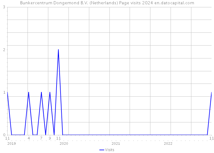 Bunkercentrum Dongemond B.V. (Netherlands) Page visits 2024 