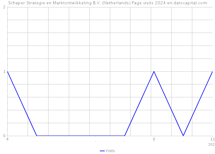 Schaper Strategie en Marktontwikkeling B.V. (Netherlands) Page visits 2024 