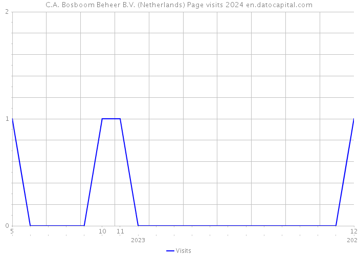 C.A. Bosboom Beheer B.V. (Netherlands) Page visits 2024 