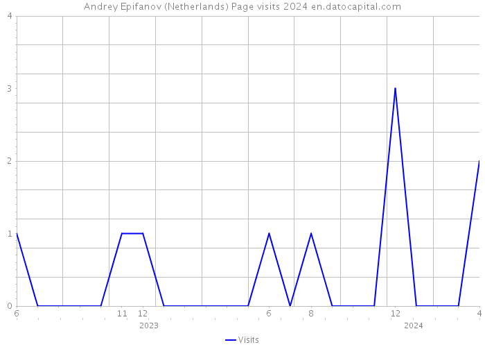 Andrey Epifanov (Netherlands) Page visits 2024 