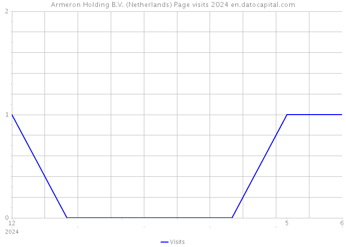 Armeron Holding B.V. (Netherlands) Page visits 2024 