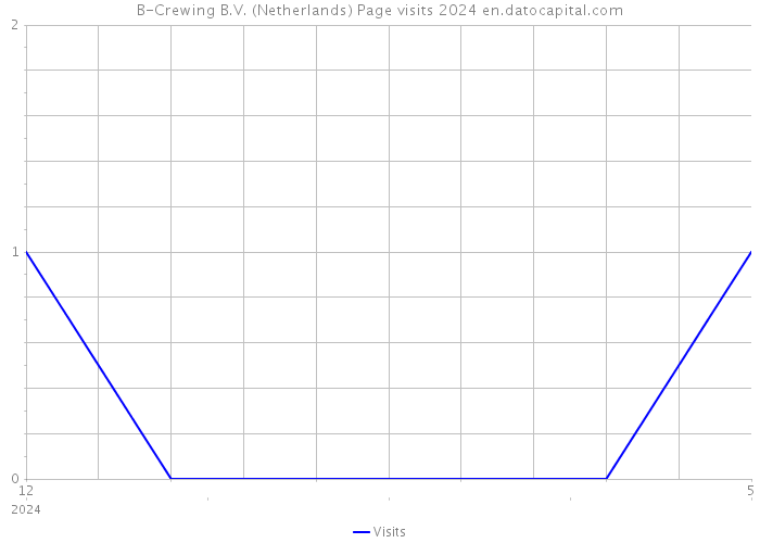 B-Crewing B.V. (Netherlands) Page visits 2024 