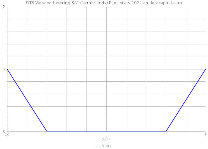 DTB Woonverbetering B.V. (Netherlands) Page visits 2024 