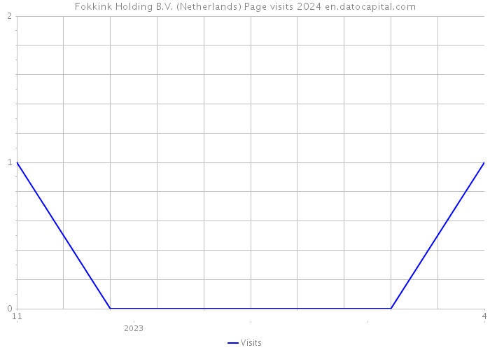 Fokkink Holding B.V. (Netherlands) Page visits 2024 