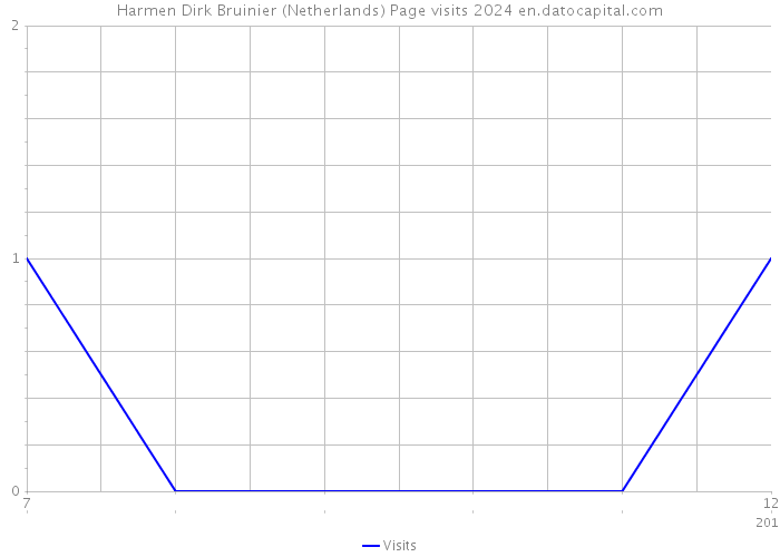 Harmen Dirk Bruinier (Netherlands) Page visits 2024 
