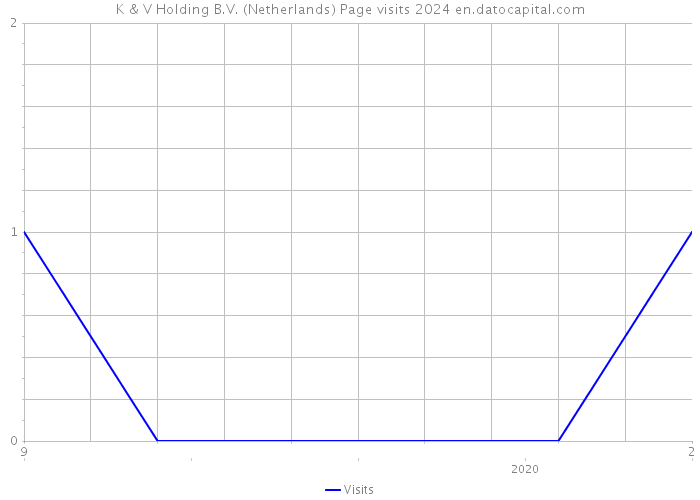 K & V Holding B.V. (Netherlands) Page visits 2024 