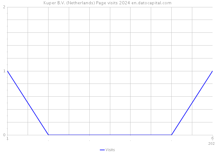 Kuper B.V. (Netherlands) Page visits 2024 