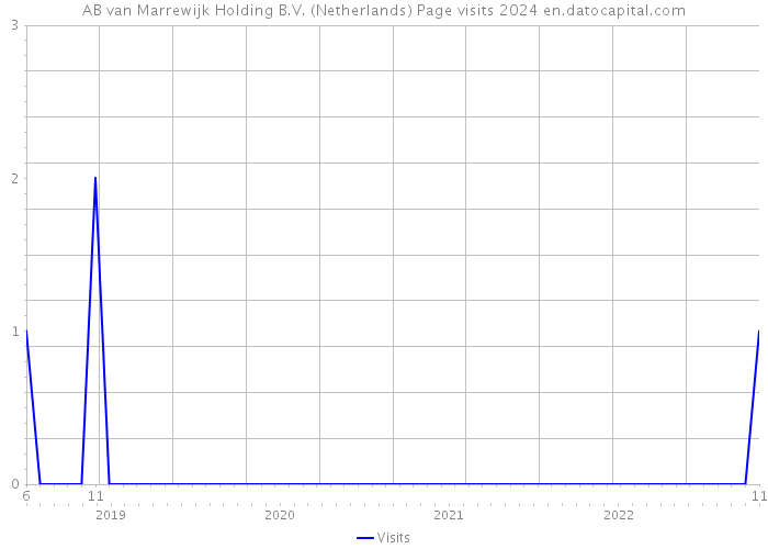 AB van Marrewijk Holding B.V. (Netherlands) Page visits 2024 