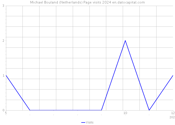 Michael Bouland (Netherlands) Page visits 2024 