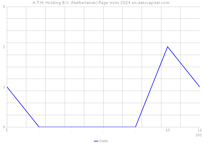 A.T.H. Holding B.V. (Netherlands) Page visits 2024 