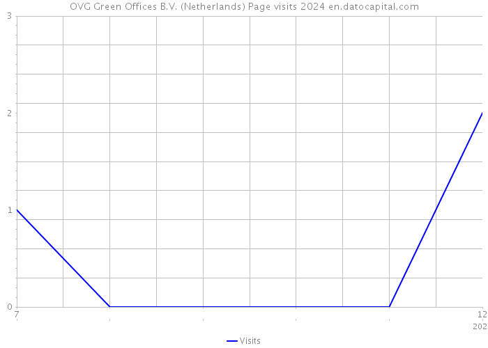 OVG Green Offices B.V. (Netherlands) Page visits 2024 