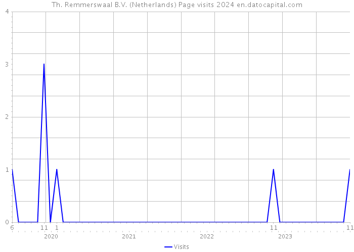 Th. Remmerswaal B.V. (Netherlands) Page visits 2024 