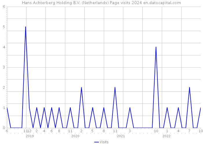 Hans Achterberg Holding B.V. (Netherlands) Page visits 2024 